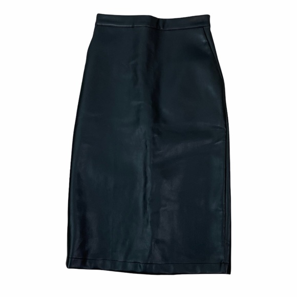 ASOS Ivyrevel PU Midi Pencil Skirt size 4 black - Picture 11 of 16